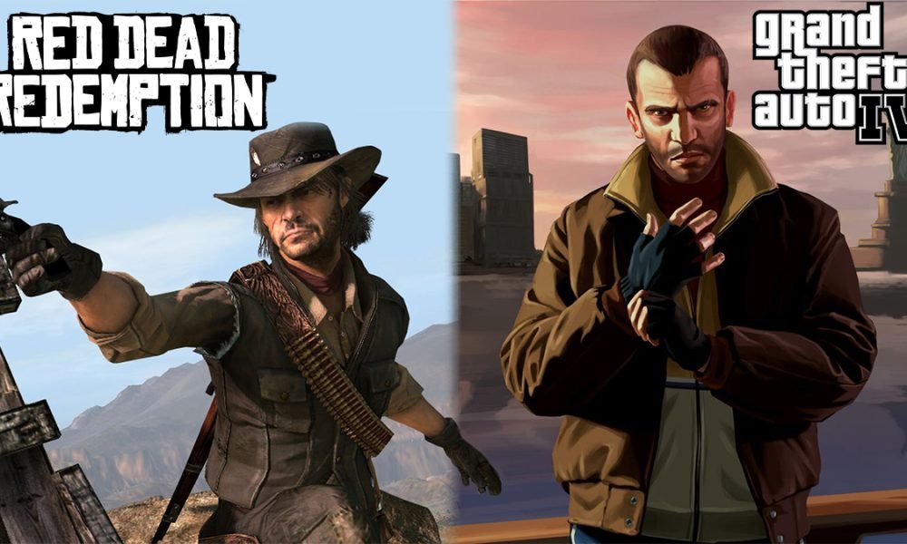 Nico Bellic from GTA IV and John Marston from Red Dead Redemption