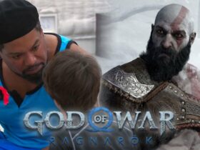 Christopher Judge and Kratos in God of War Ragnarok