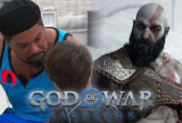 Christopher Judge and Kratos in God of War Ragnarok