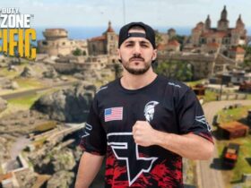 NICKMERCS with Warzone Fortune's Keep map