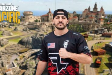 NICKMERCS with Warzone Fortune's Keep map