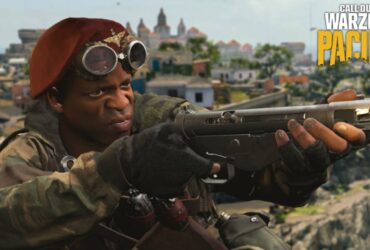 Kingsley using Sten SMG in Warzone