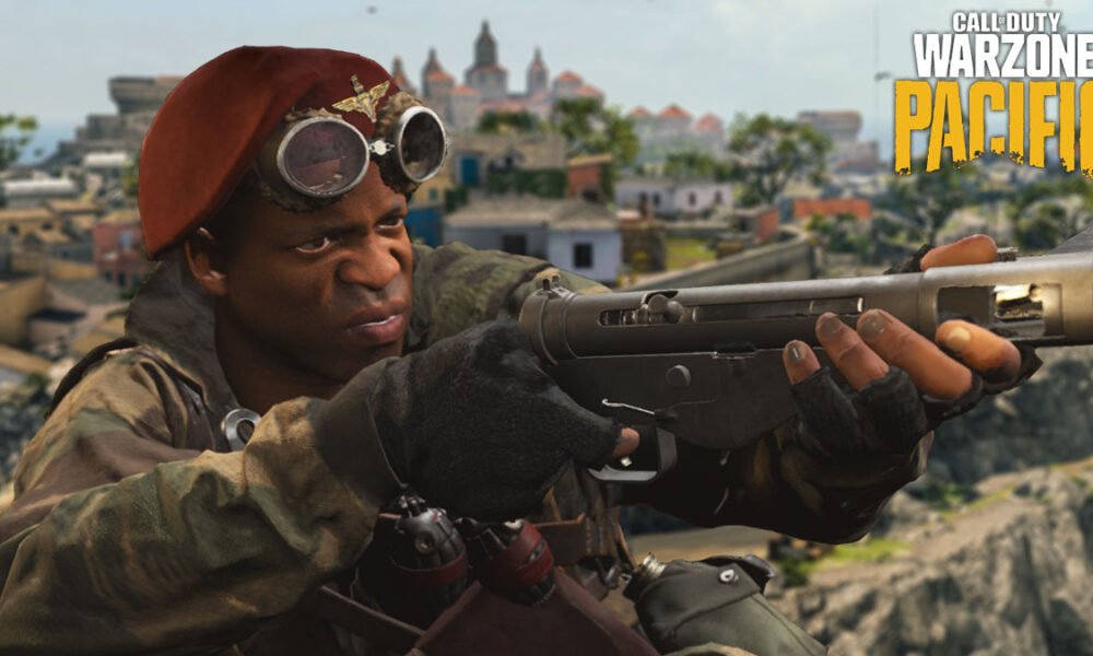 Kingsley using Sten SMG in Warzone