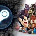 steam logo and activision characters