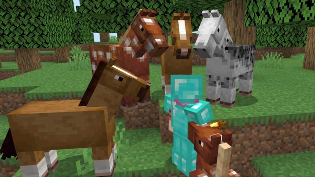 Doma los caballos de Minecraft