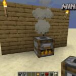 Smoker cooking food in Minecraft