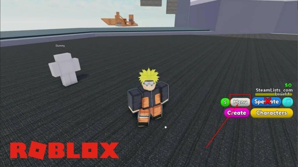 Naruto en Roblox Shonen Smash