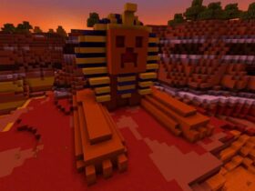 Minecraft replica of Egyptian Pyramids