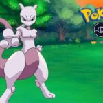 Mewtwo Pokemon posing