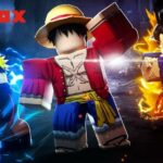 Naruto, Goku and Luffy in Anime Punching Simulator in Roblox