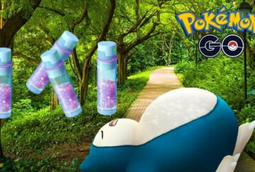 A sleeping Snorlax Pokemon Go