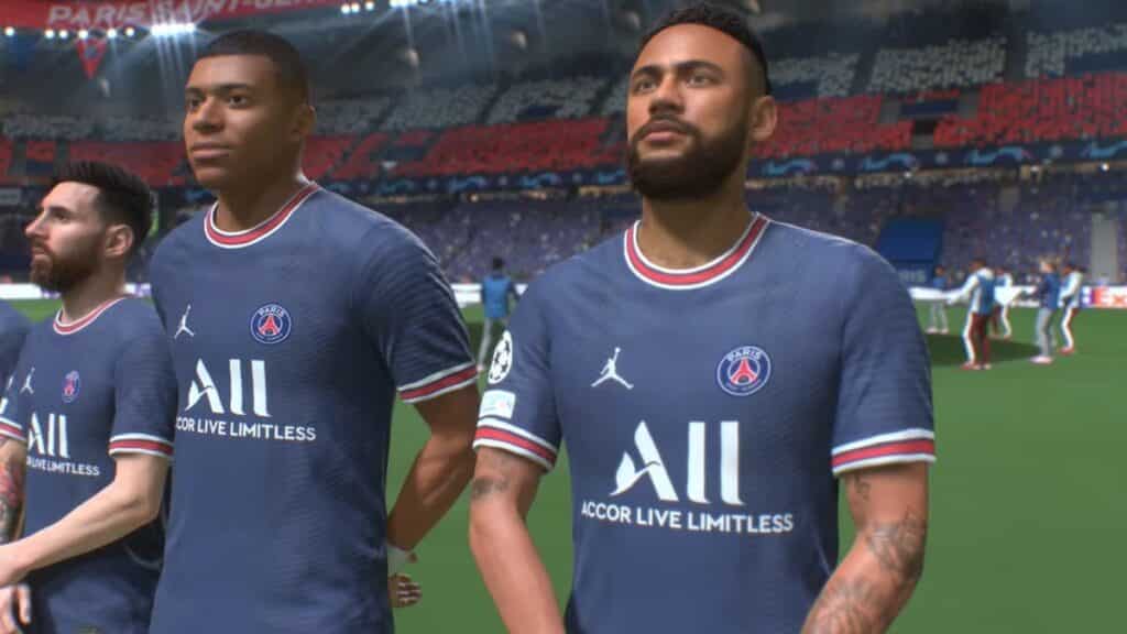 Neymar, Mbappé, Messi PSG FIFA 22