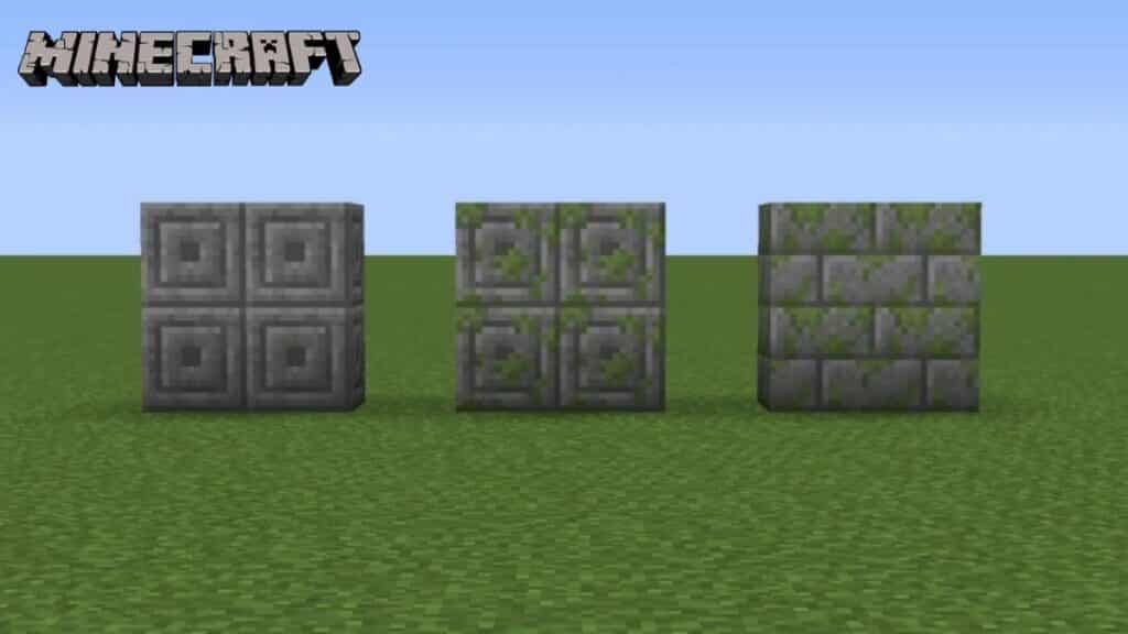 Ladrillos de piedra cincelada en Minecraft