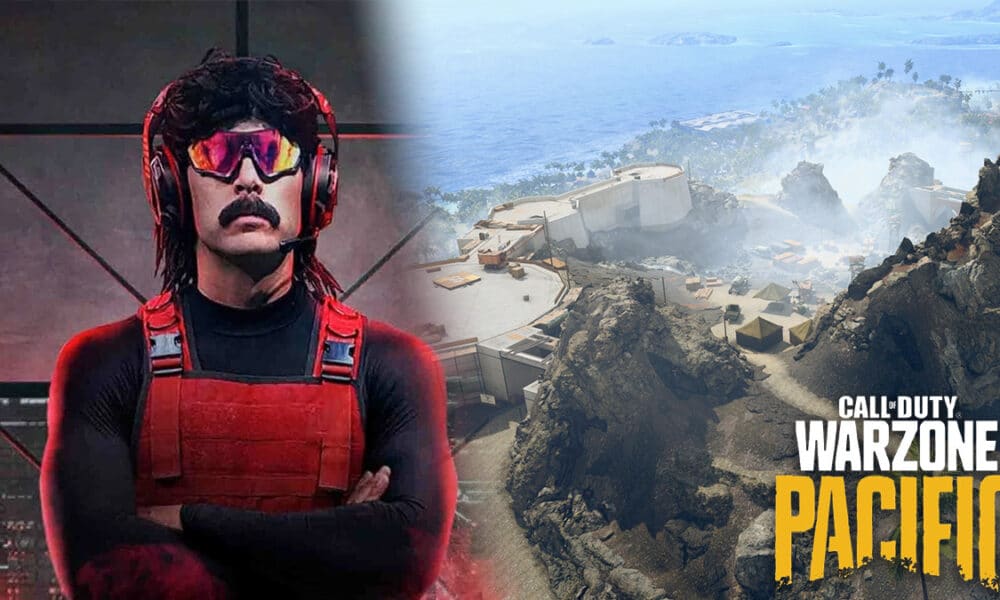 Dr Disrespect and Warzone Caldera's mountain