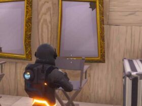 fortnite character looking at mirror