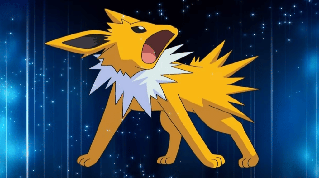 Jolteon es una Eeveelution en Pokémon