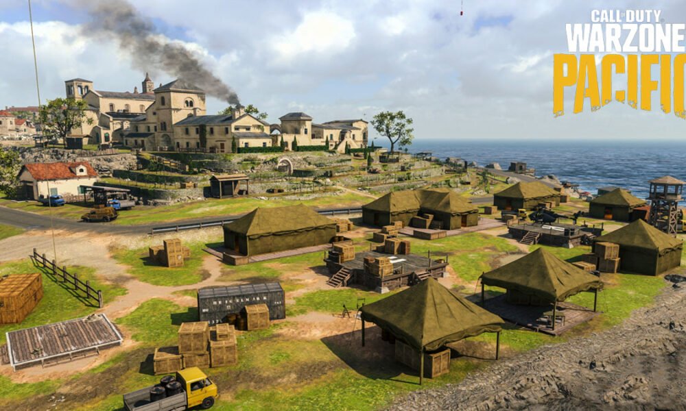 Camp POI in Warzone Fortune's Keep map