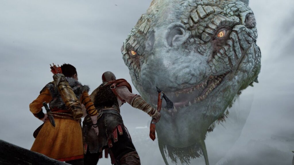 Serpiente mundial en God of War