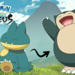 Munchlax and Snorlax in Pokemon Legends Arceus