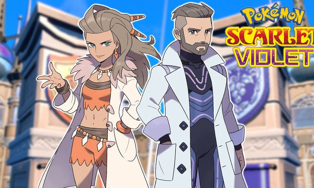 Pokemon Scarlet and Violet professors