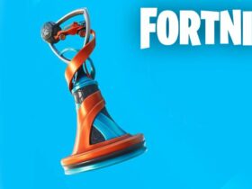 Rocket League trophy in Fortnite