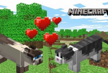 Tamed cats in Minecraft