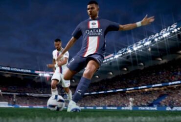 Mbappe shooting in FIFA 23