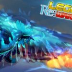 Roblox Legends ReWritten promo art with a massive dragon