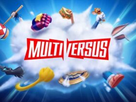 Multiversus characters and logo
