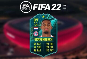 FIFA 22 Player Moments Gravenberch