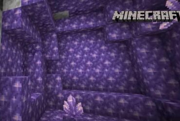 Amethyst geode in Minecraft