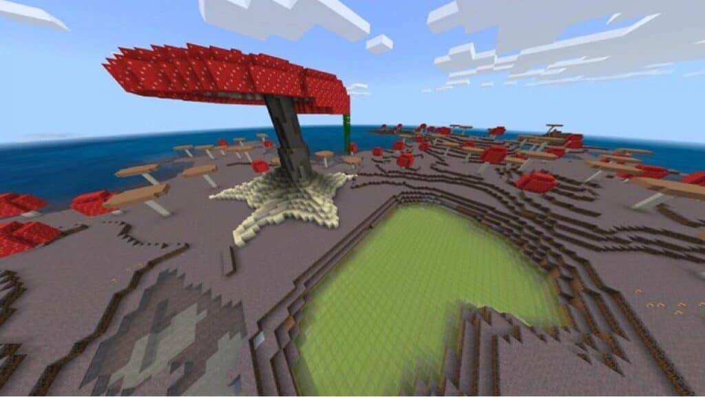 Bioma de hongos en Minecraft