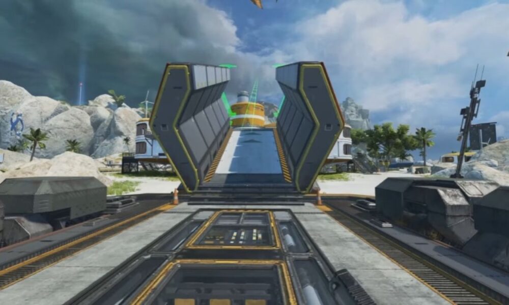 apex legends gravity cannon on storm point map