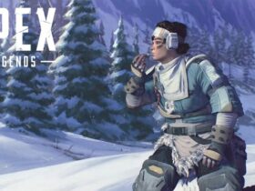 Vantage in the snow in Apex Legends