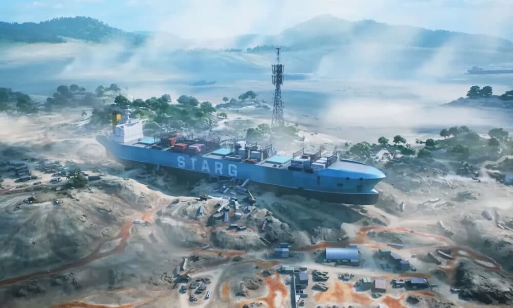 Cargo ship in Battlefield 2042 stranded map