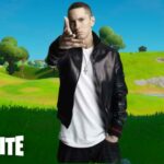 Eminem on Fortnite background