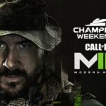 Captain Price in Modern Warfare 2 with CDL Champs logo