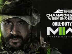 Captain Price in Modern Warfare 2 with CDL Champs logo