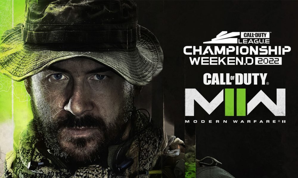 Captain Price in Modern Warfare 2 with CDL Champs logo