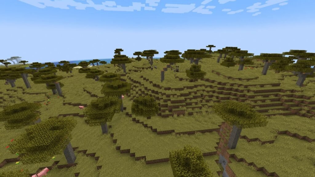 Bioma de la sabana en Minecraft