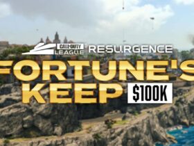 warzone call of duty league resurgence fortune's keep tournament logo