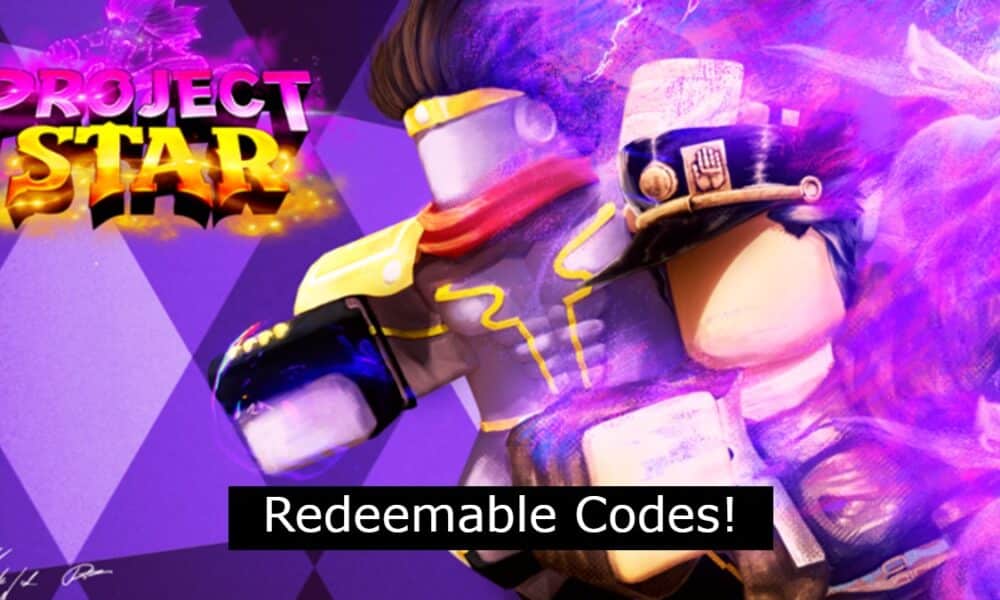 Redeemable codes for Roblox's Project Star