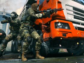 Modern Warfare 2 Operators beside a truck