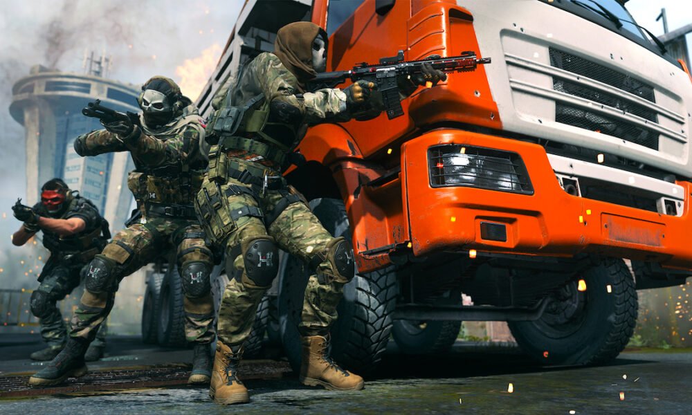 Modern Warfare 2 Operators beside a truck