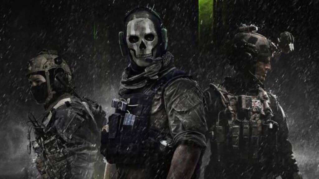 Modern Warfare 2 personajes en una línea