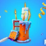 Fortnite birthday cake