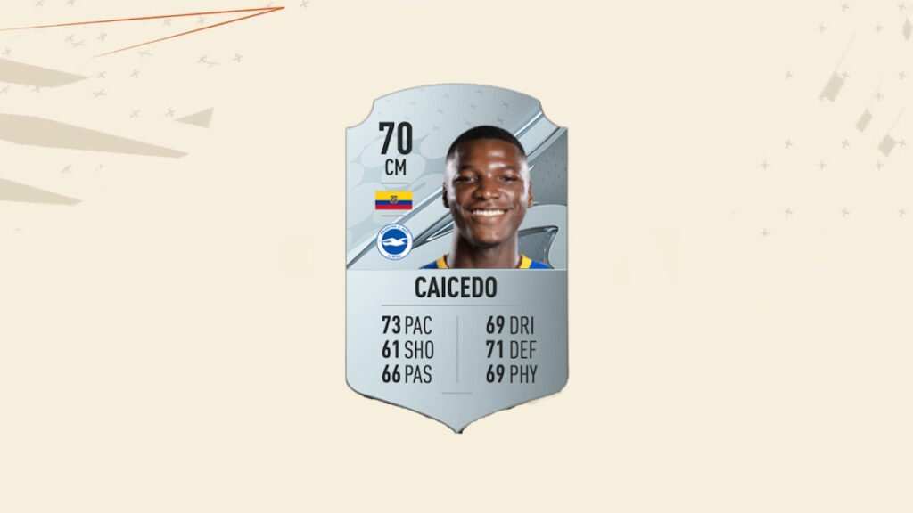 Moisés Caicedo calificando FIFA 23