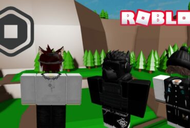 Roblox cosmetics with Robux logo