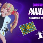 Fortnite character and Paradise Discord Quest rewards