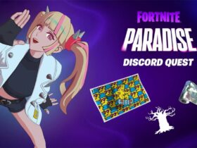 Fortnite character and Paradise Discord Quest rewards